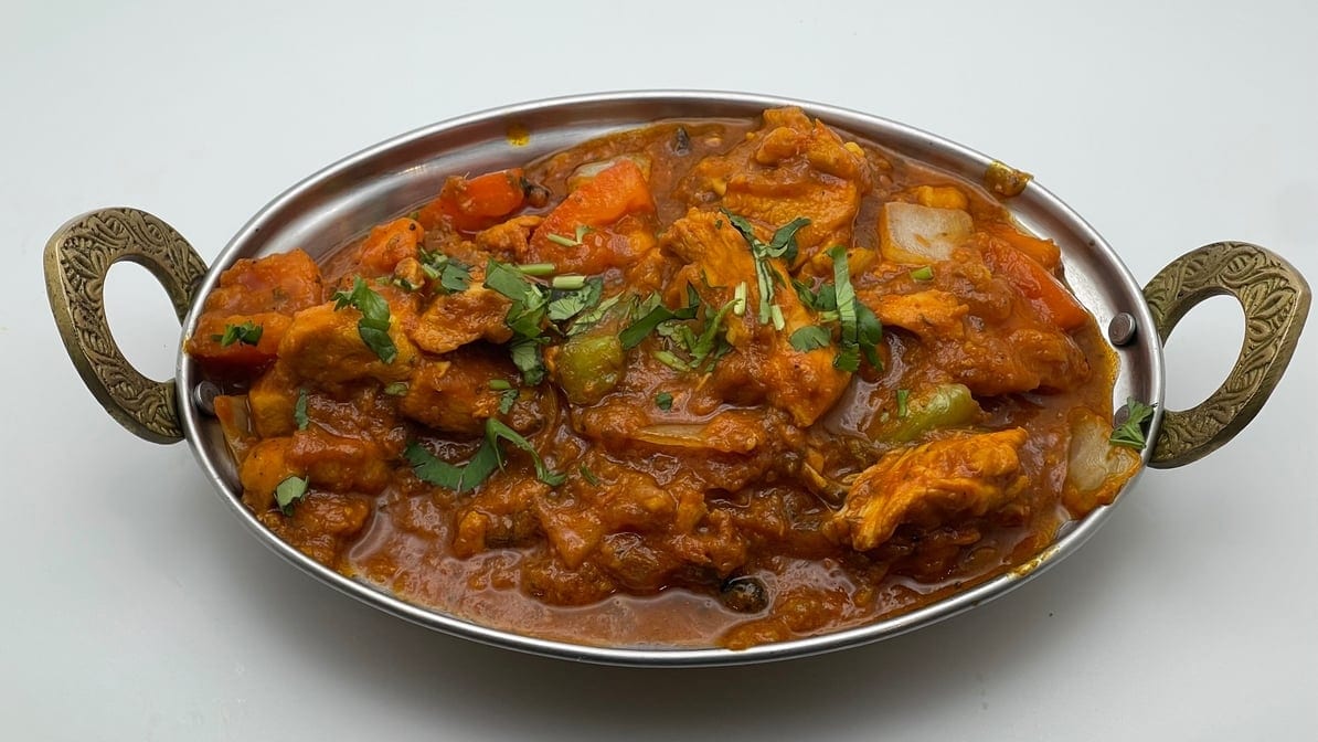 Chicken Jalfrezi.