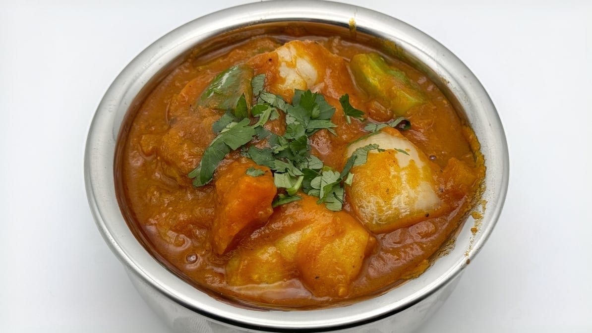 Shrimp Jalfrezi.