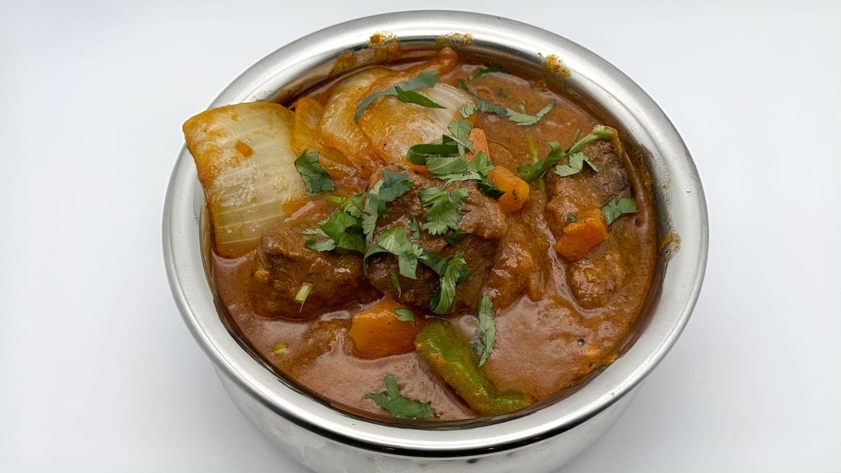 Lamb Jalfrezi.