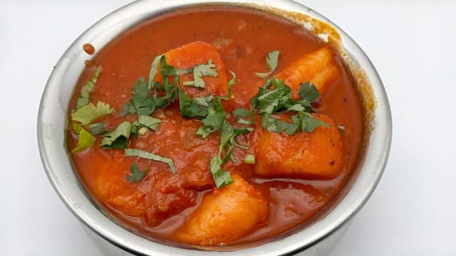 Shrimp Vindaloo.