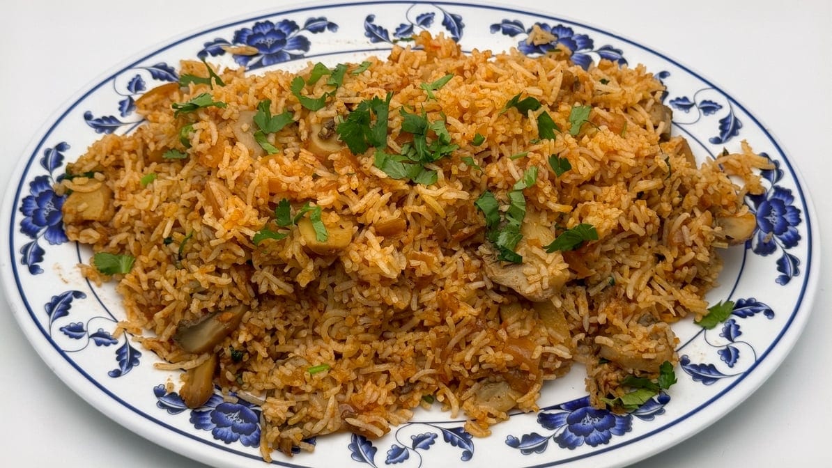 Mushroom Rice.