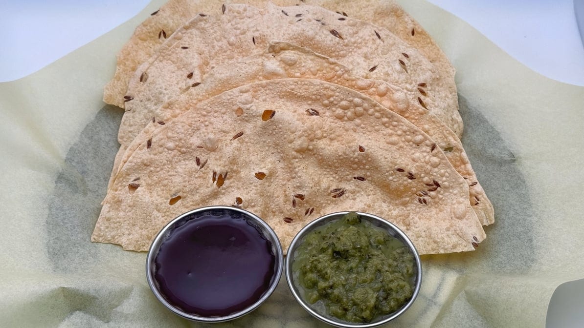 Papadam.