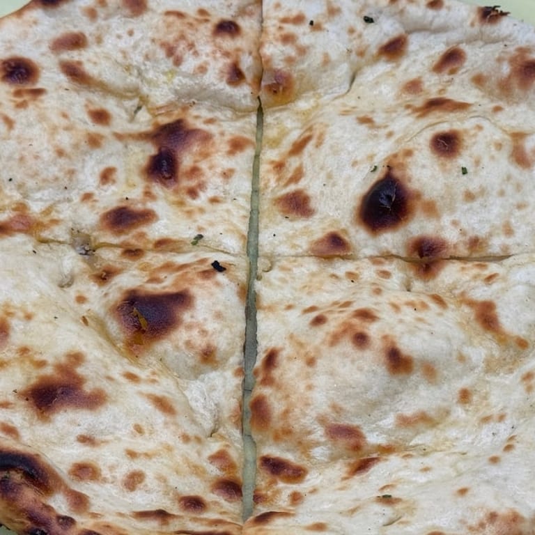 Savor our butter naan