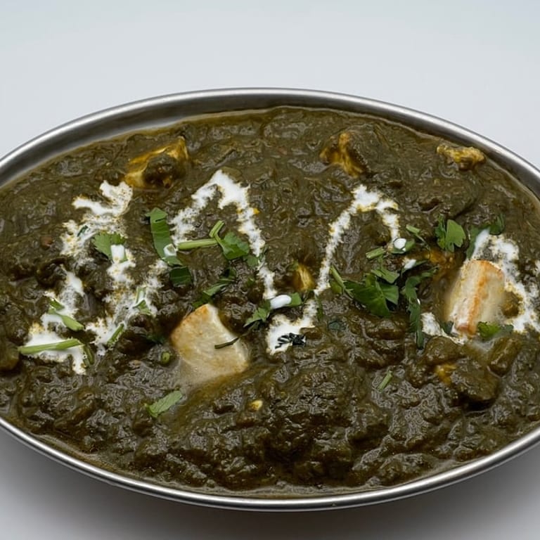 Savor Our Delicious Saag Paneer Dish