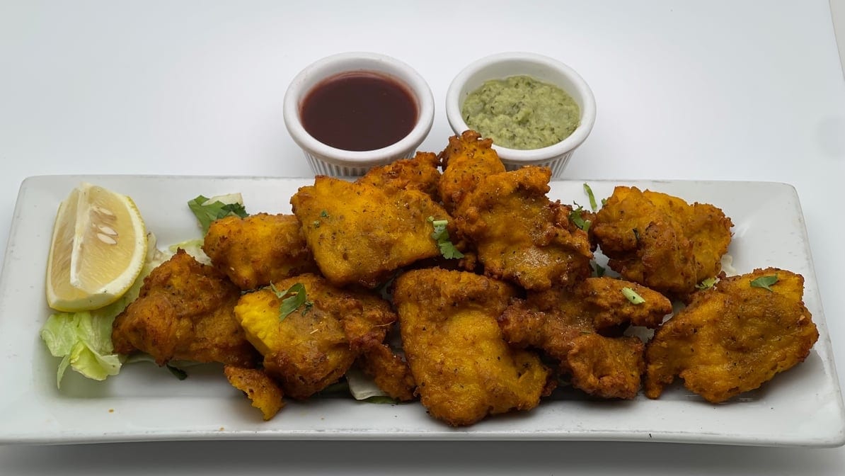 Fish Pakoras.