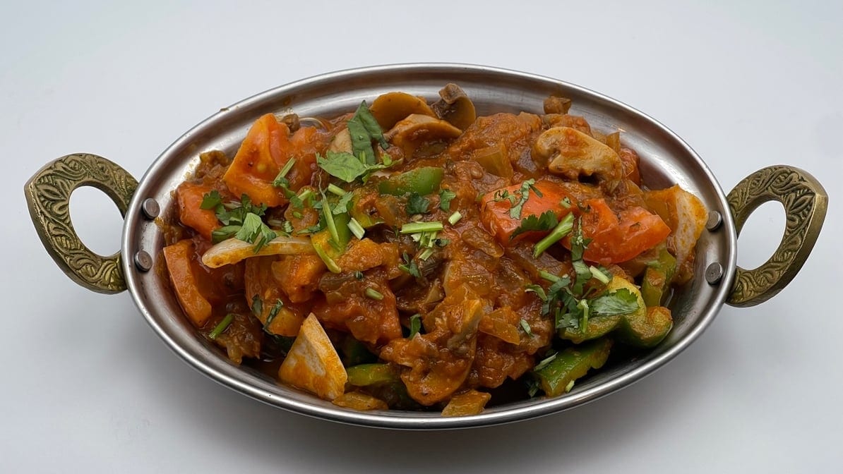 Mushroom Bhaji.